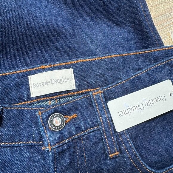 NWT Favorite Daughter Valentina Tower High Rise Blue Jeans Manchester 26 - Picture 4 of 14